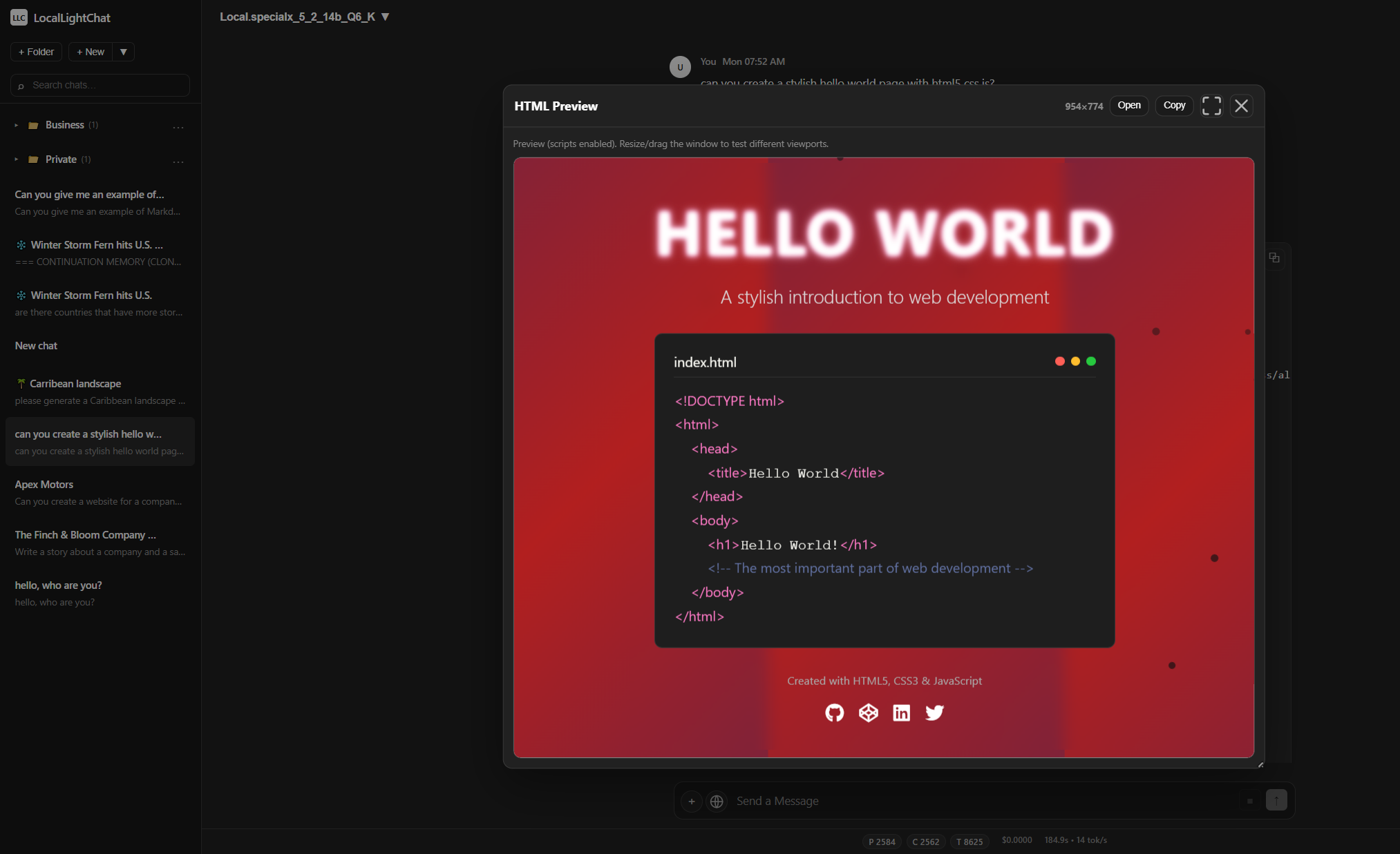 Code Preview